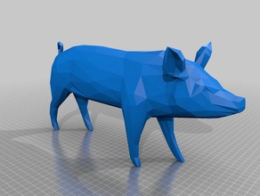 animal toy pig toys games 3d print model - Mito3D