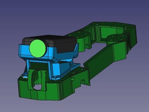 zmr 250 lowracer mobius mount add-on rc araçlar 3d print model - Mito3D