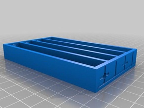 8 hücreli 12 V aa pil tutucu kısımların 3d baskı 3d print model - Mito3D