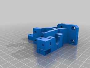 geändert jhead kompakt-extruder i3 rework 3d Drucker Extruder prusa 3d print model - Mito3D