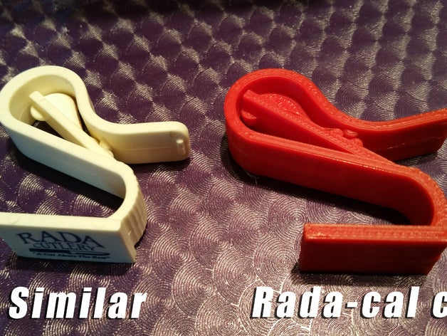 rada-cal clipe do agregado familiar suprimentos 3D print model - Mito3D