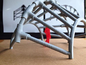 skeletor esculturas ossos gafanhoto esqueleto estrutura 3d print model - Mito3D
