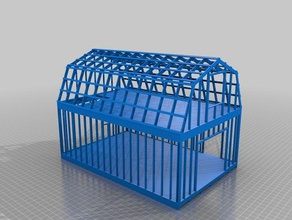 oficina de galpão edifícios estruturas 3d print model - Mito3D