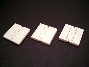 reversible Scharnier Teile die Scharniere link links vormontiert 3d print model - Mito3D