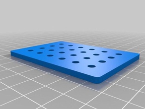 my customized tamiya compatiblebuilding plate robotics 3d print model - Mito3D