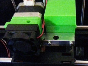 flashforge creator pro ctc right extruder motor blank 3d printer parts 3d print model - Mito3D