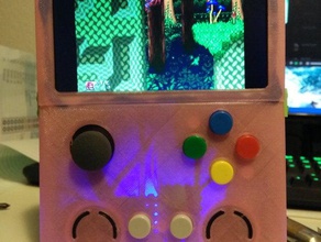 vertboy verticale raspberry pi 2 portatili, il sistema di gioco video giochi printrbot 3d print model - Mito3D