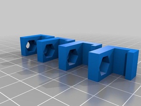 qu-bd twoup v2 cama porca titulares 3d impressão 3d print model - Mito3D