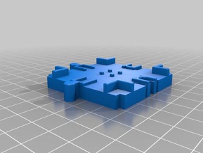 cross-over-Spur-Abschnitt - Spielzeug Spiel Zubehör die Kreuzung Spielzeugeisenbahn Bahn 3d print model - Mito3D