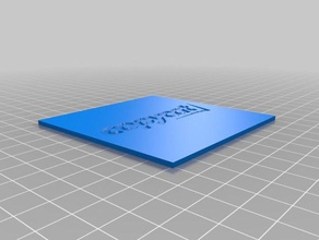imitação, de logótipo lithophane 2d a arte personalizado 3d print model - Mito3D