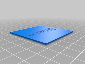 imitação, de logótipo lithophane 2d a arte personalizado 3d print model - Mito3D