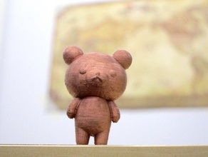 rilakkuma les jouets jeux l'ours figure détendez-vous 3d print model - Mito3D
