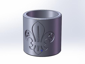 scout woggle - Zubehör boy scouts cub girl guides 3d print model - Mito3D