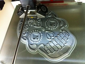 mexican sugar skull pics eyes custom decor 3d print model - Mito3D