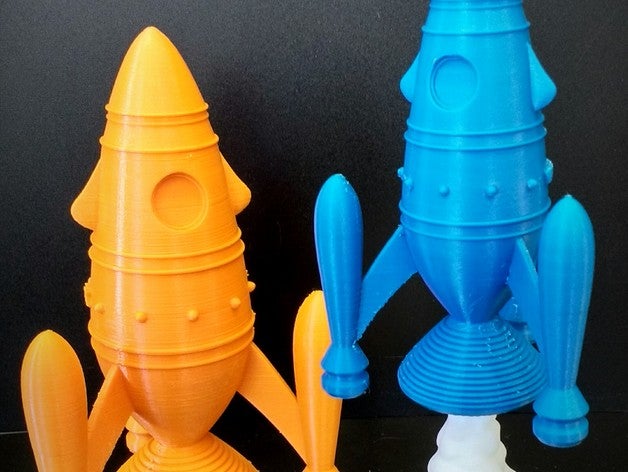 dreamos Rakete Fahrzeuge rocket-Schiff Raumschiff 3D print model - Mito3D