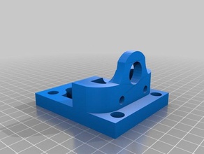 mendelmax bearing supported motor mount 625-2z 3d printer parts 15 mm15 pla upgrade y-axis 3d print model - Mito3D