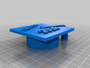 tiny graduation cap other 3d print model - Mito3D