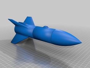 cool awesome rocket 3d printing 3d print model - Mito3D