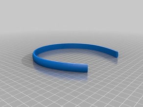meine angepasste Haar-band Mode 3d print model - Mito3D