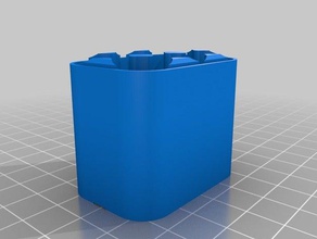 4aa unten Container angepasst 3d print model - Mito3D