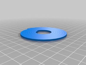 archimedean spiral ring coaster accessories customized 3d print model - Mito3D