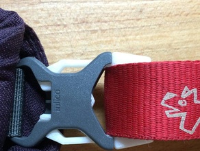 strap buckle rucksack - Ersatz Teile clip-Schnalle erstellt von freecad 3d print model - Mito3D