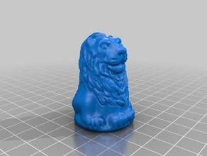 lion thimble animals 3d print model - Mito3D