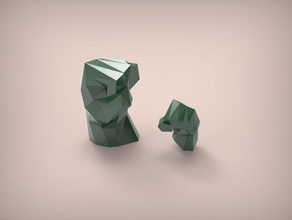 hulk mani sinistra a destra con mirroring arredamento prop statua 3d print model - Mito3D