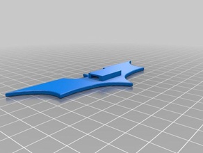 batman gravata borboleta 3d impressão 3d print model - Mito3D