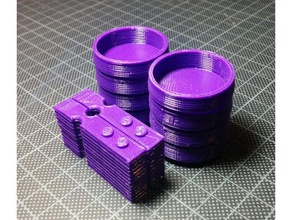 epoxy mixer tray applicator stackable 3d printer accessories glue 3d print model - Mito3D