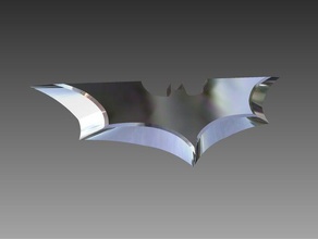 batman logo coins badges batarang 3d print model - Mito3D