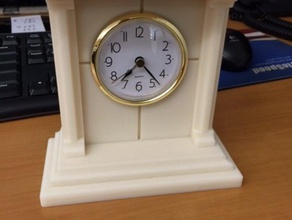 desk clock office gift 3d print model - Mito3D