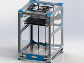 ultimaker 2 extended aluminum extrusion 3d printer printers 2020 ultimaker2 3d print model - Mito3D