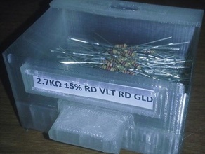 resistor de caixa contentores 3d print model - Mito3D