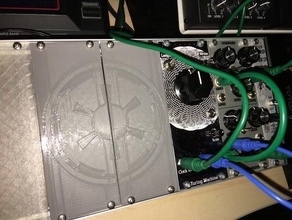 imperial de 10hp eurorack paneles el audio en blanco star wars 3d print model - Mito3D