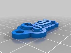gabi kc organización personalizado 3d print model - Mito3D
