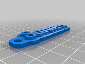 sandra kc de l'organisation personnalisé 3d print model - Mito3D