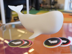 moby whale animals 3d print model - Mito3D