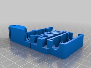 prusa x- carriage cabel chain mount link 3d printer parts 3d print model - Mito3D