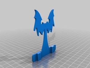 Fledermaus-insert-Karten-Halter - Spielzeug Spiel Zubehör Brettspiel Brett-Spiel sob 3d print model - Mito3D