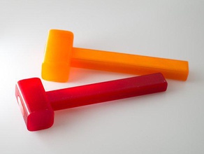 rubber mallet hand tools hammer tpu 3d print model - Mito3D