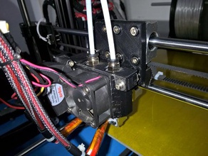 hictop hic de la technologie double e3dv6 extrudeuse x-transport firmware marlin l'imprimante pièces prusa i3 3d print model - Mito3D
