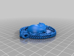 sky doll broach jewelry 3d print model - Mito3D