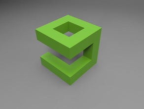 O 9gag cubos de logotipo outros Logo em 3d diversão 3d print model - Mito3D