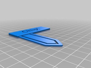 bookmark chip office customized 3d print model - Mito3D
