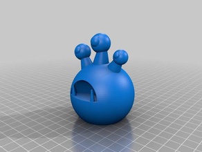 my customized three eyed monster 3d printing 3d print model - Mito3D