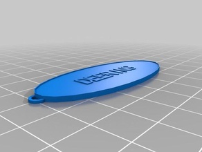 deering clave de la cadena llaveros personalizado 3d print model - Mito3D