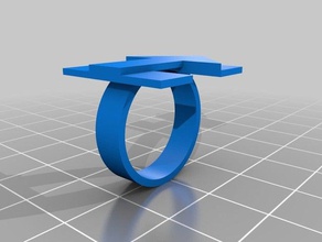hillary ring large rings clinton 3d print model - Mito3D