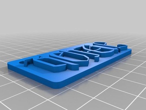 ambigram accessories 3d print model - Mito3D