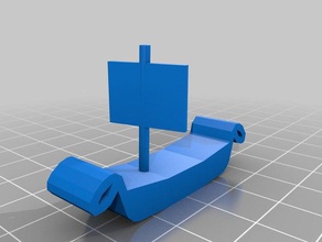 canoa arte 3d print model - Mito3D